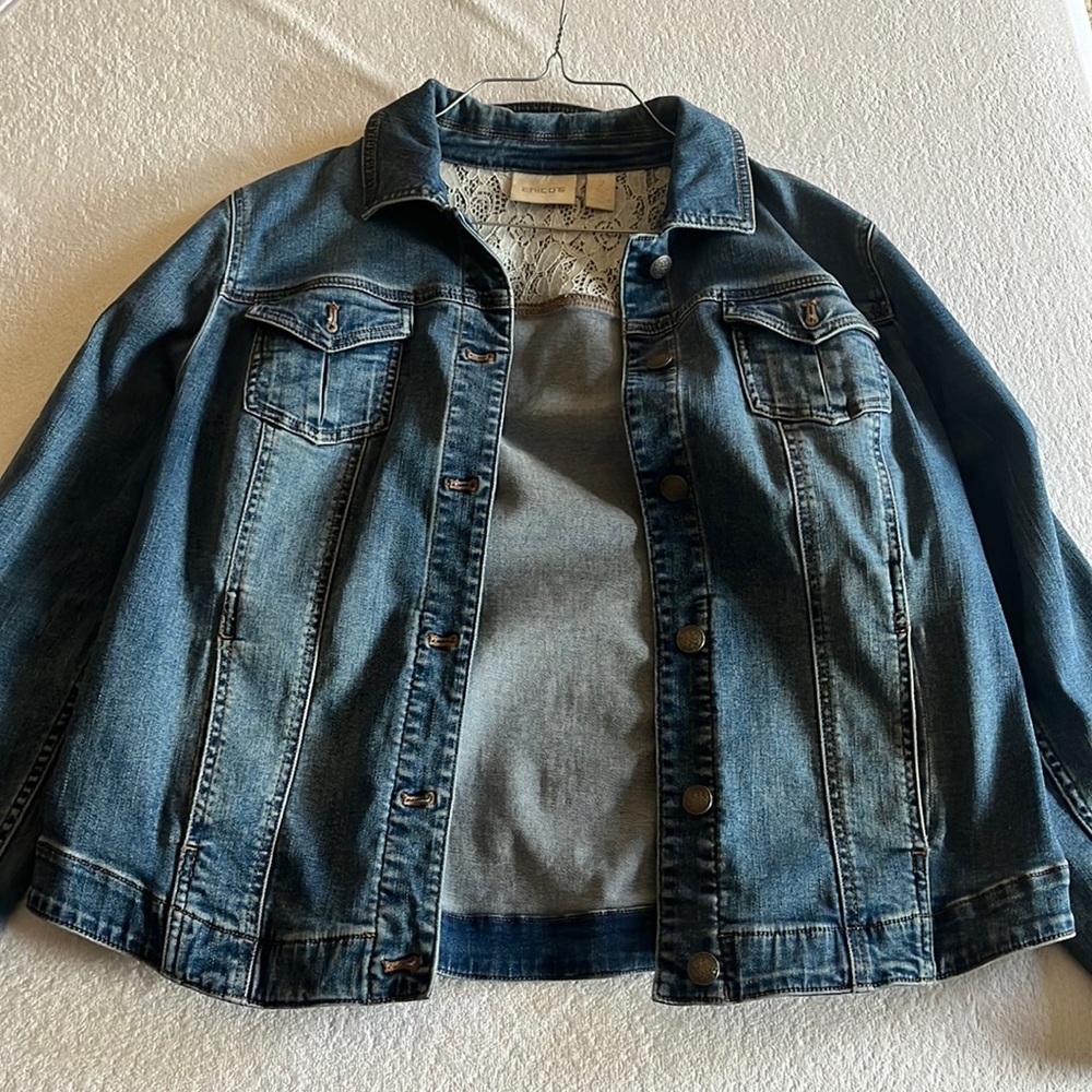 Chicos Jean jacket